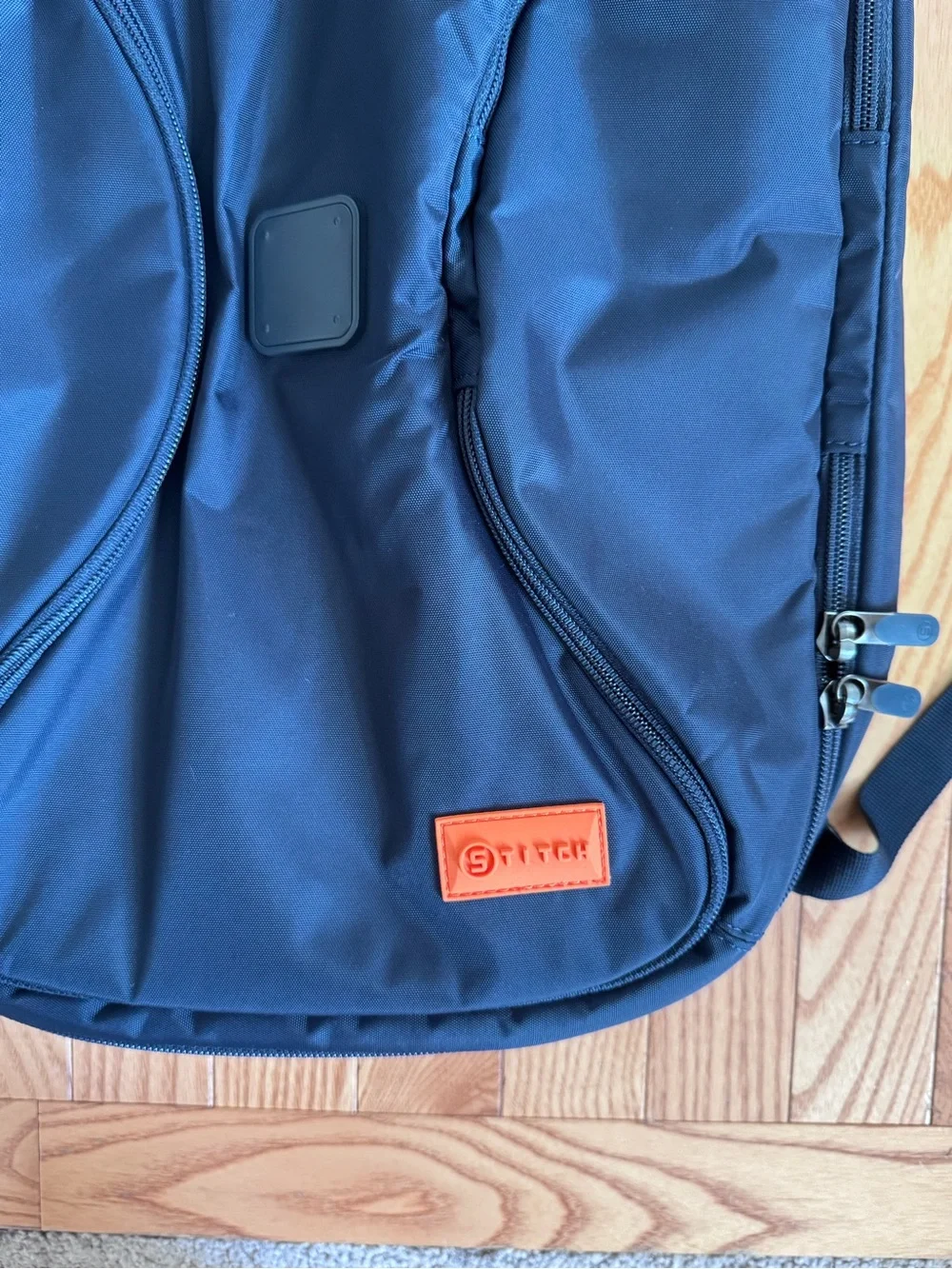 Stitch Men's Navy Travel Backpack with Organized Compartments